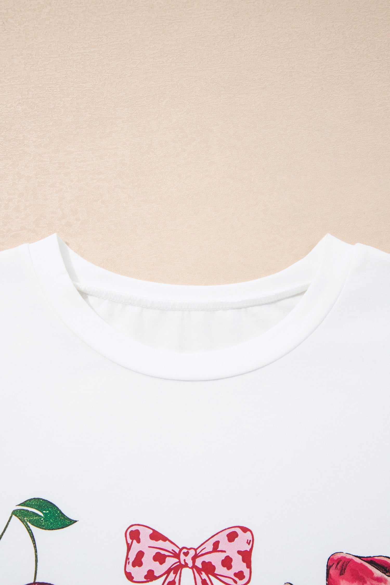 White Coquette Cowgirl Elements Printed Relaxed Tee